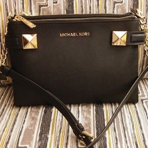 Michael Kors East West Black Crossbody Bag